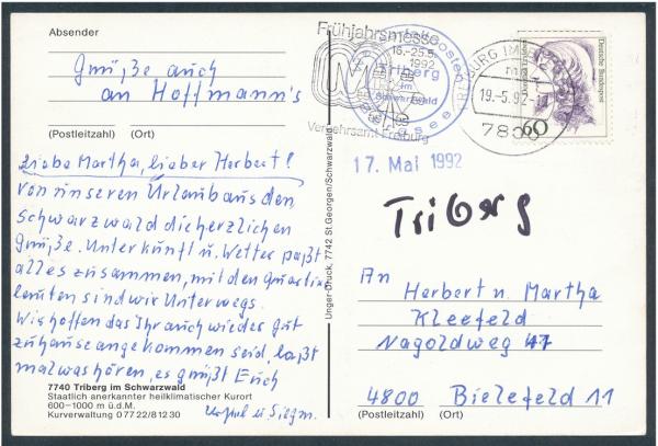 78089 Triberg im Schwarzwald, Deutschland höchster Wasserfall 162 m